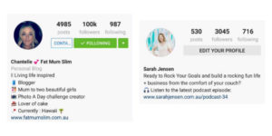 business-instagram-bio-versus-non-business-instagram-bio